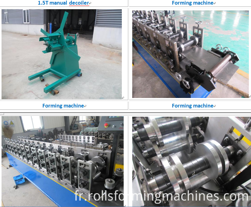 60 27 27 28 lignes de plafond combinées images de ligne de l'uncoiler, l'alimentation et la ligne de profilage 60 27 27 28 combined ceiling machine line pictures of the uncoiler, the feeding and the roll forming line